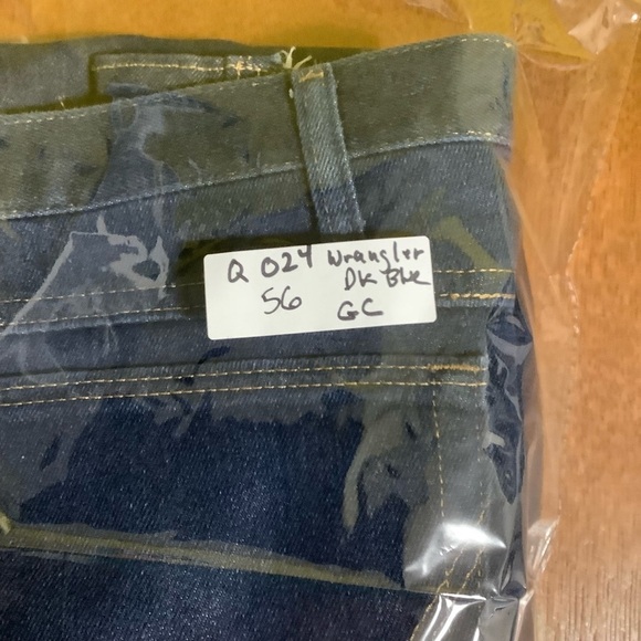 Wrangler Rugged Wear Stretch Regular Fit Jeans Blue Size 58” x 26.5” - Picture 7 of 7